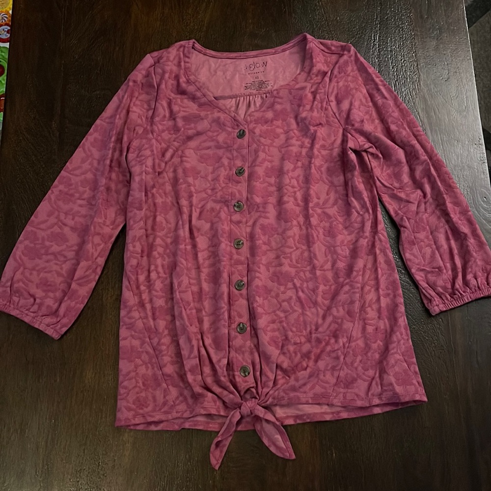 Pink maternity shirt, XS